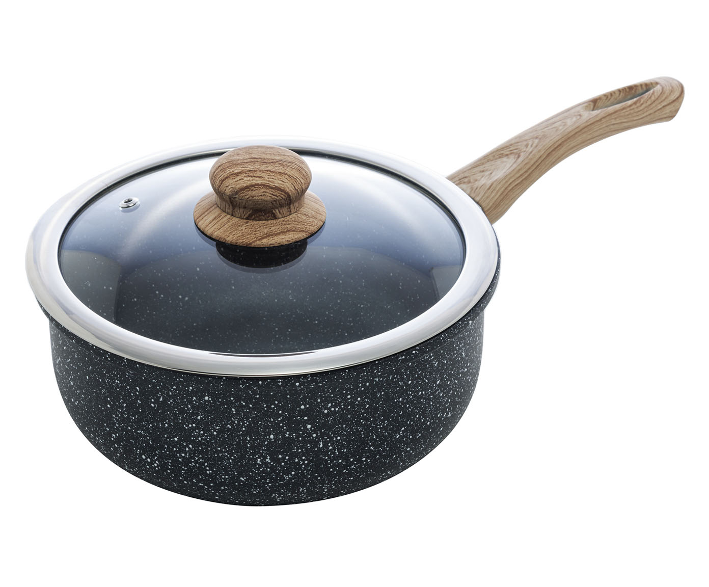 Panela de Indu&ccedil;&atilde;o e Tampa Granilite Preta - image 0