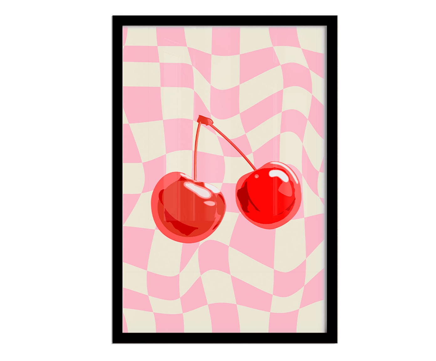 Quadro Cherry com Moldura Preta image number 1
