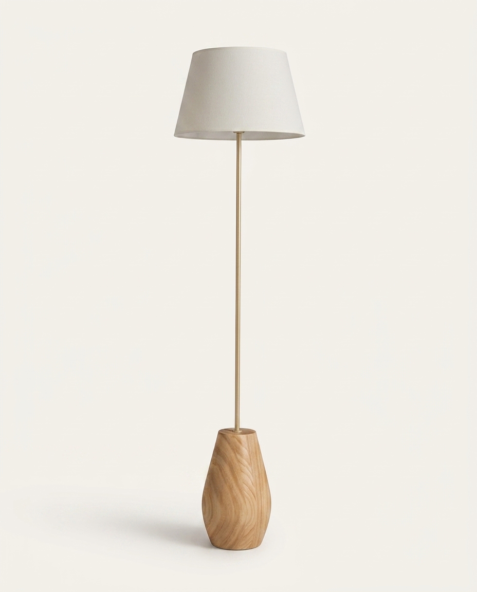 Coluna Nuci Castanho C&uacute;pula Branca - image 1