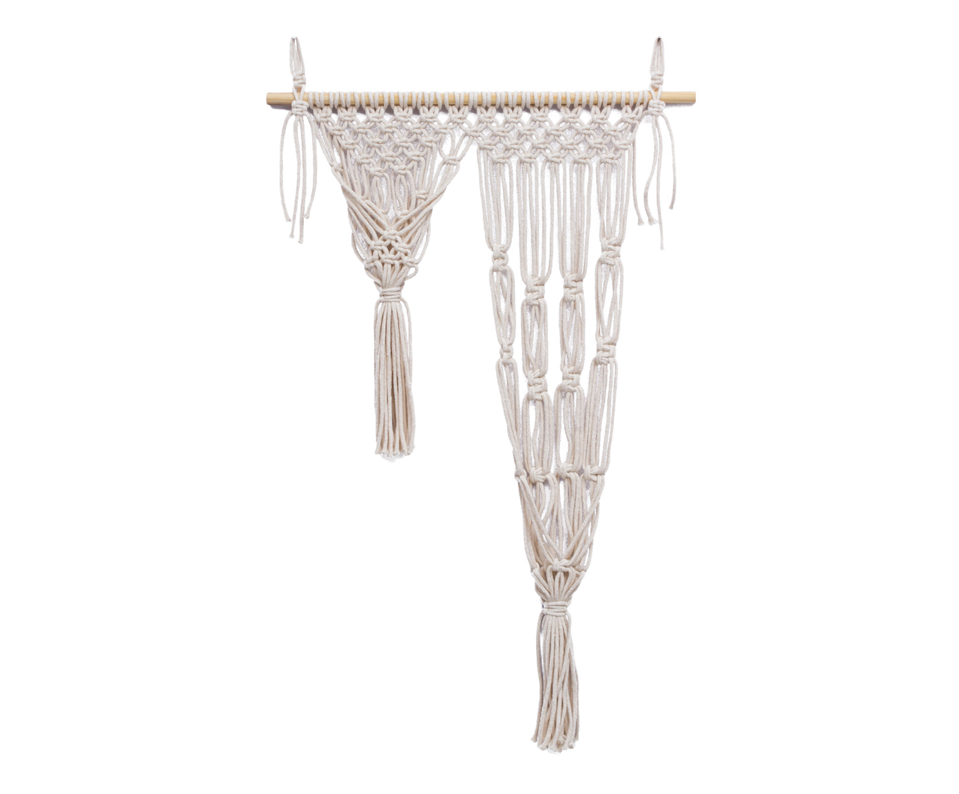 Wall Hanger em Macram&ecirc; Winter Off White - image 0
