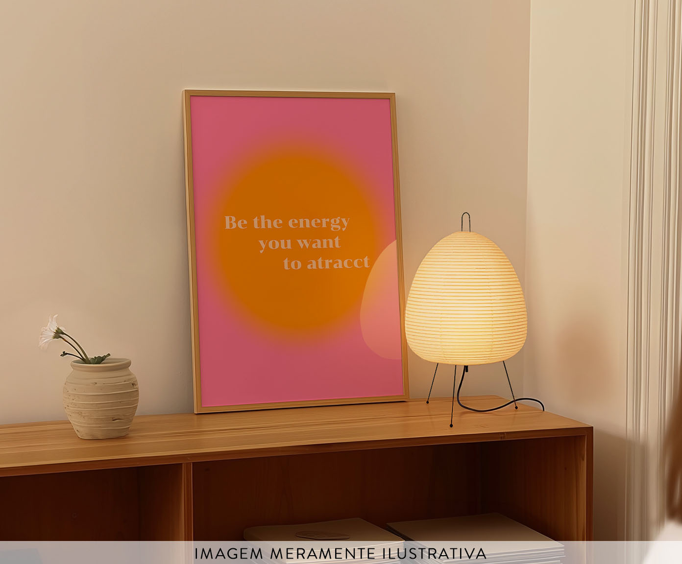 Quadro Energy com Moldura em Madeira image number 2