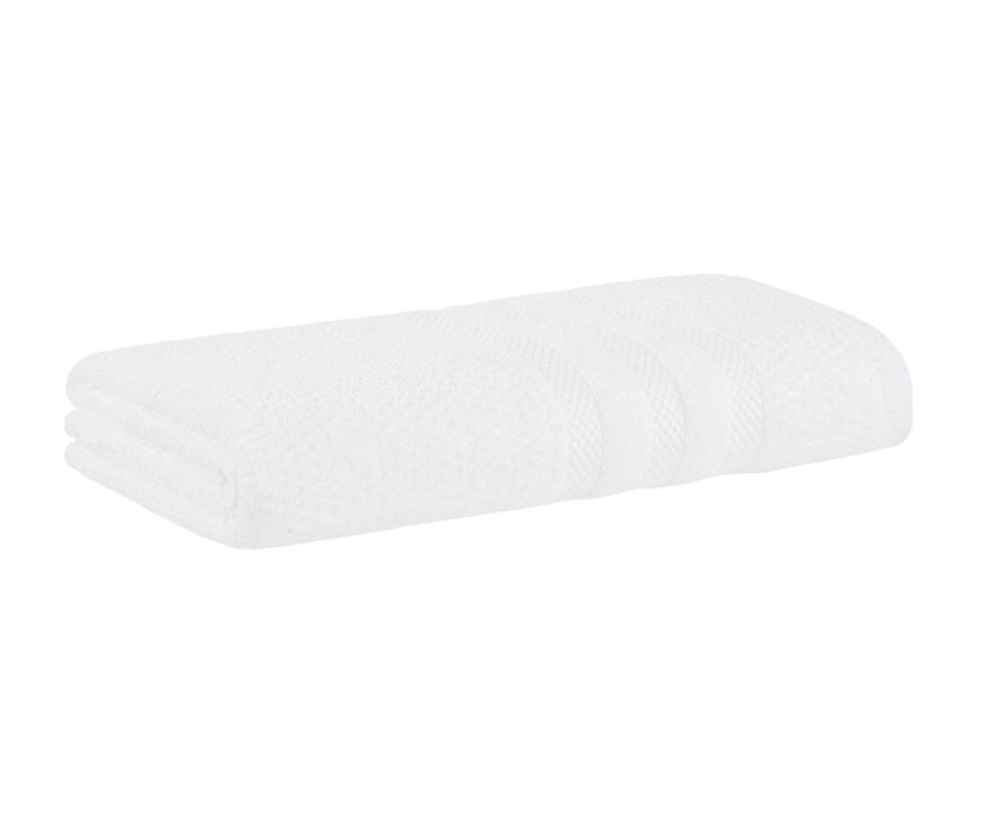 Jogo de Toalha de Banho Vanilla Extra Soft com Cinta Branco - image 1