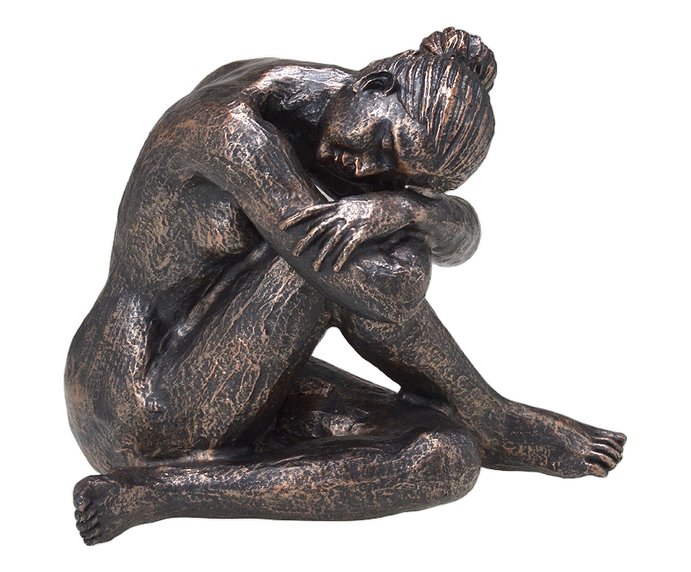 Escultura Decorativa Essencial Bronze e Preto image number 0