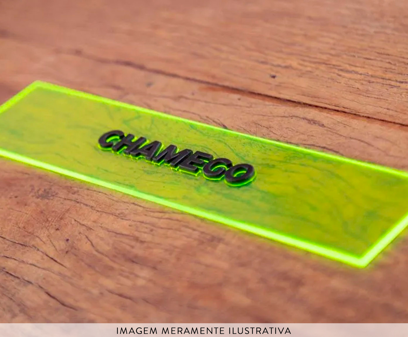 Placa Decorativa em Acr&iacute;lico "Chamego" image number 2