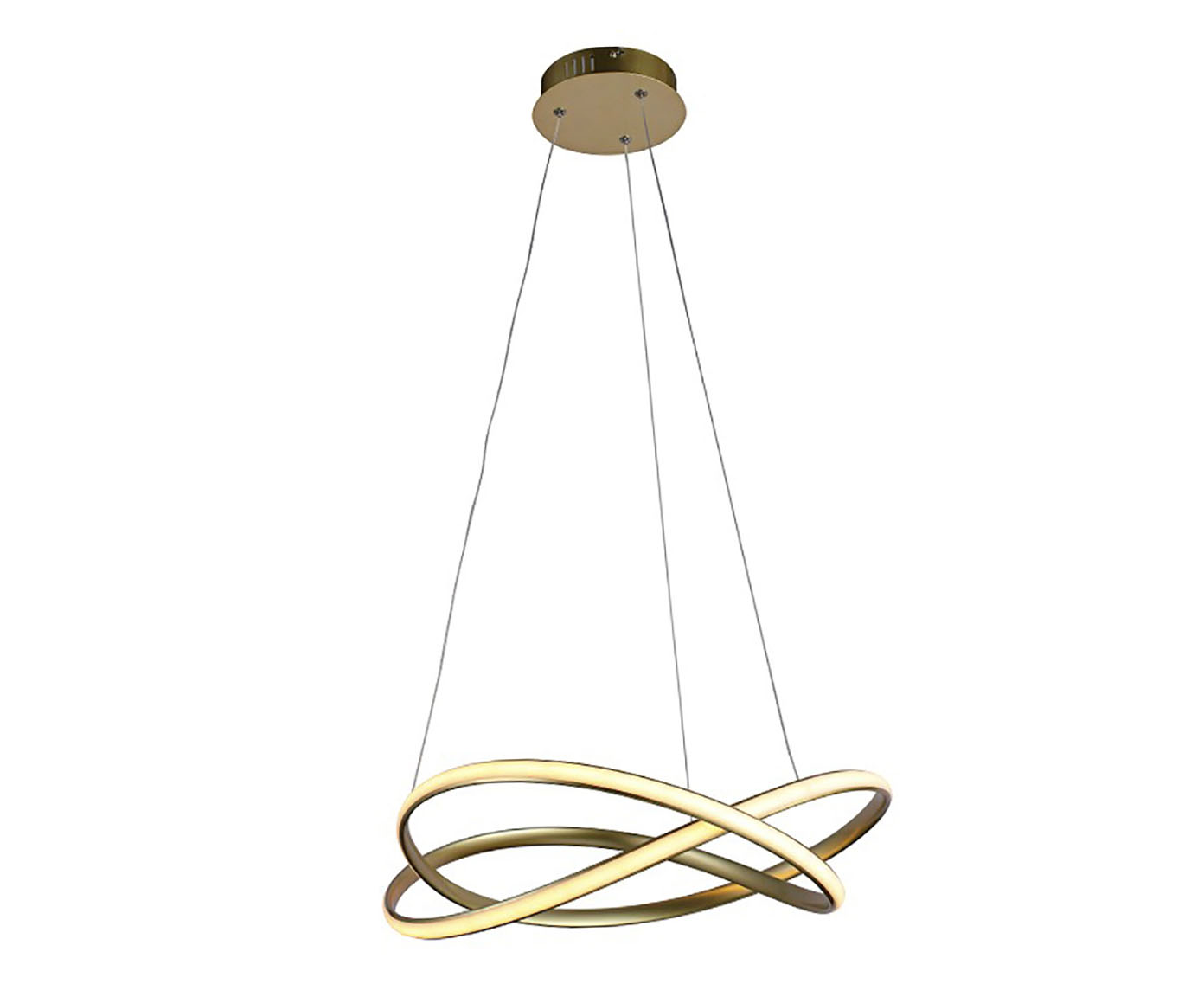 Pendente Nodo Dourado Bivolt image number 0