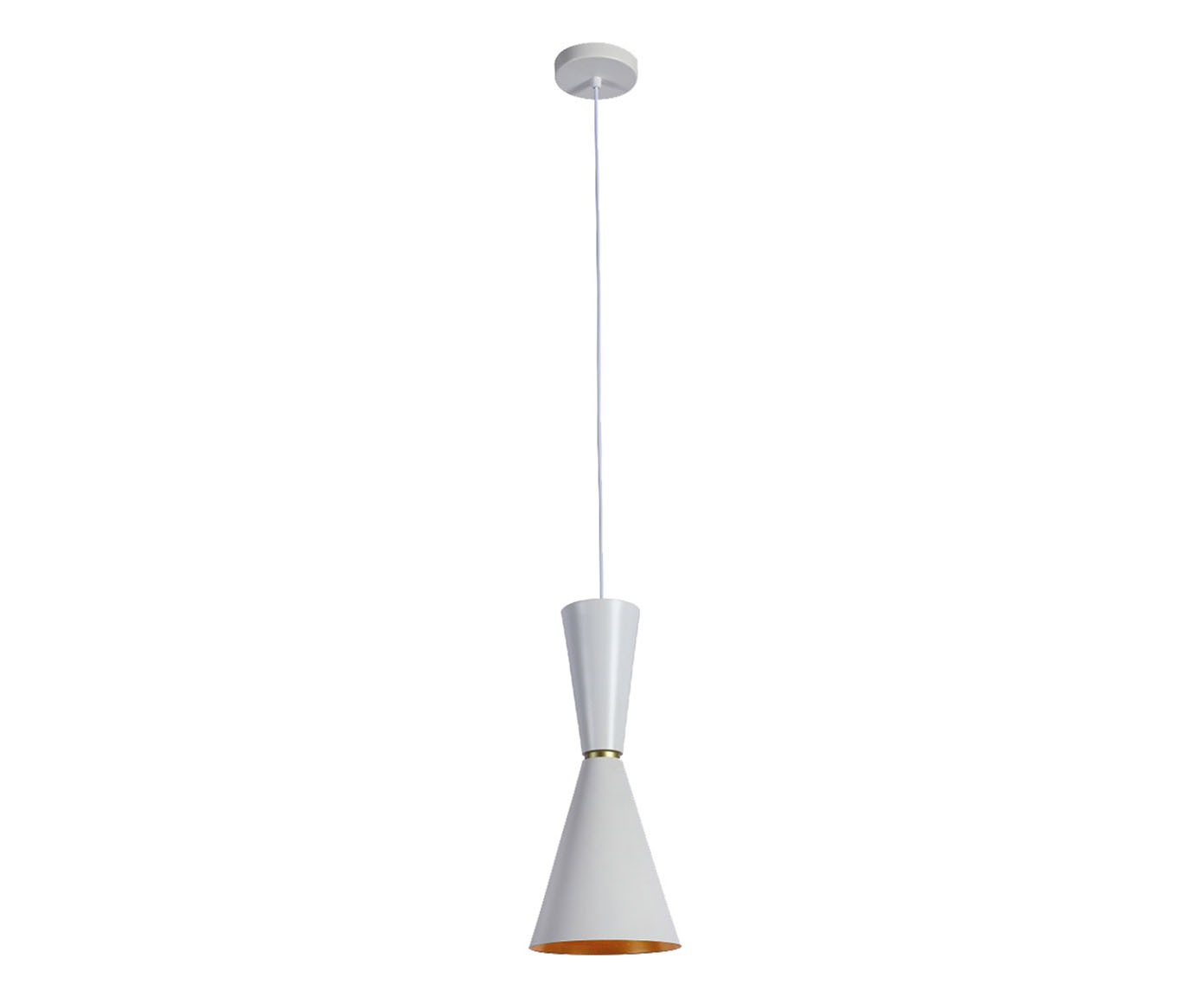 Pendente 40W Set Branco e Dourado Bivolt image number 1