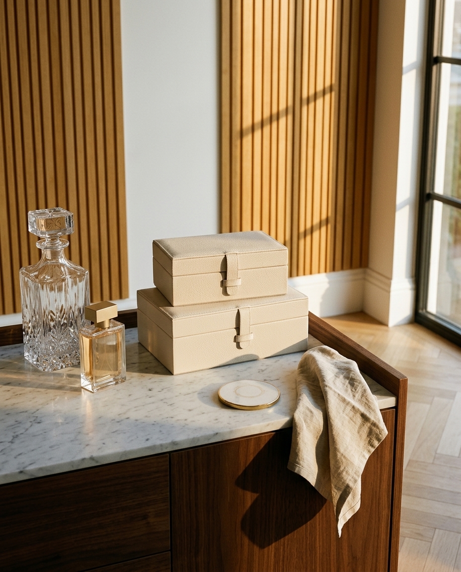 Jogo de Caixas Decorativas Favorite Off White image number 3