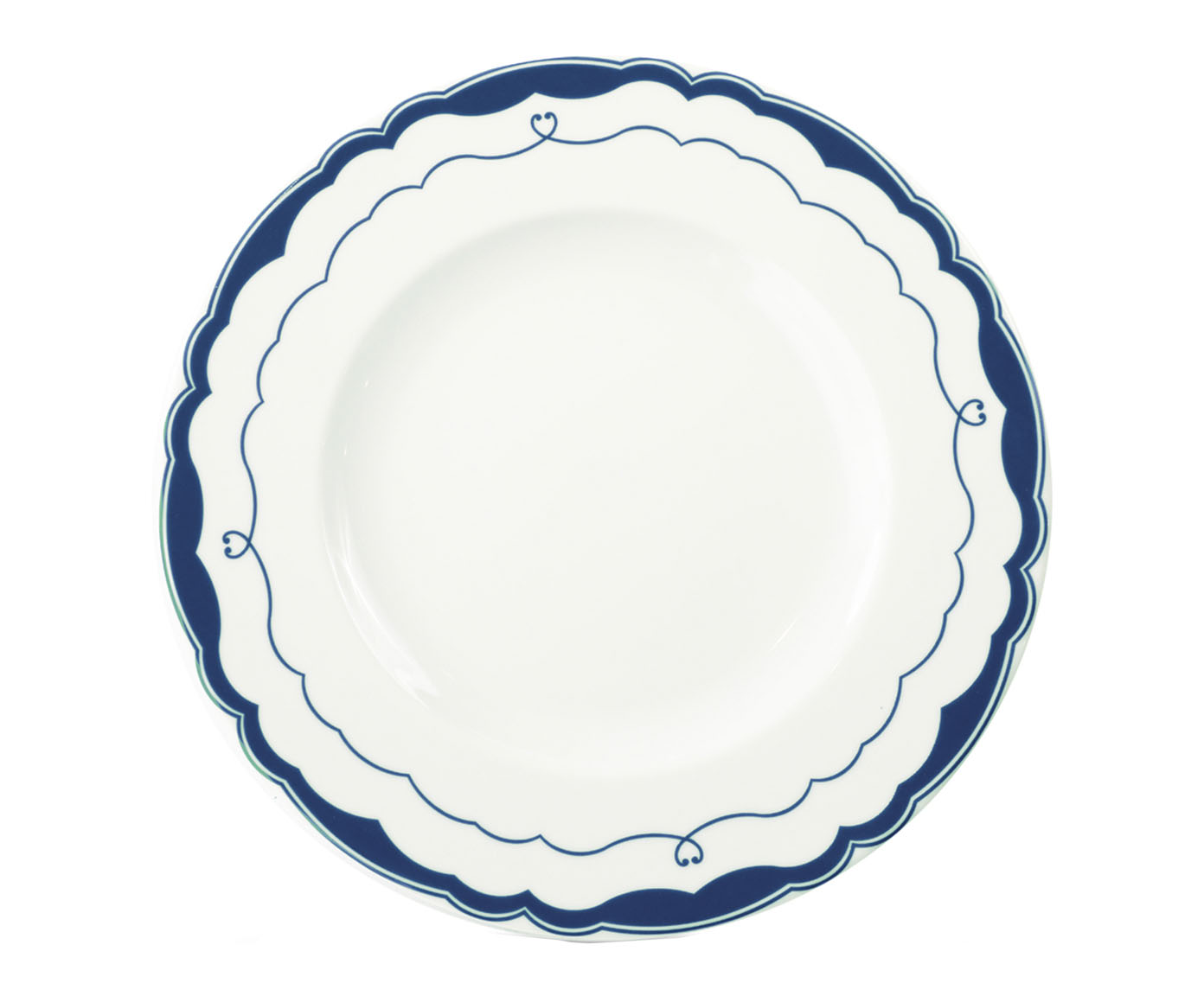 Prato Raso Cannes em Porcelana Azul - image 0