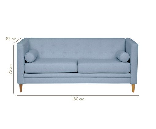 Sof&aacute; Clementine - Azul image number 6
