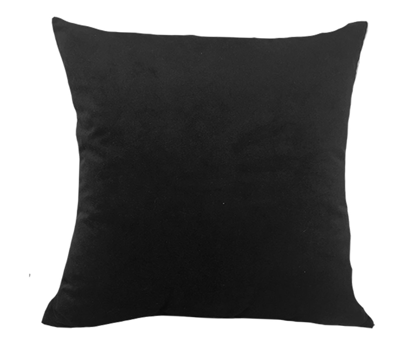 Almofada em Veludo Soft Liso II Preto - image 0