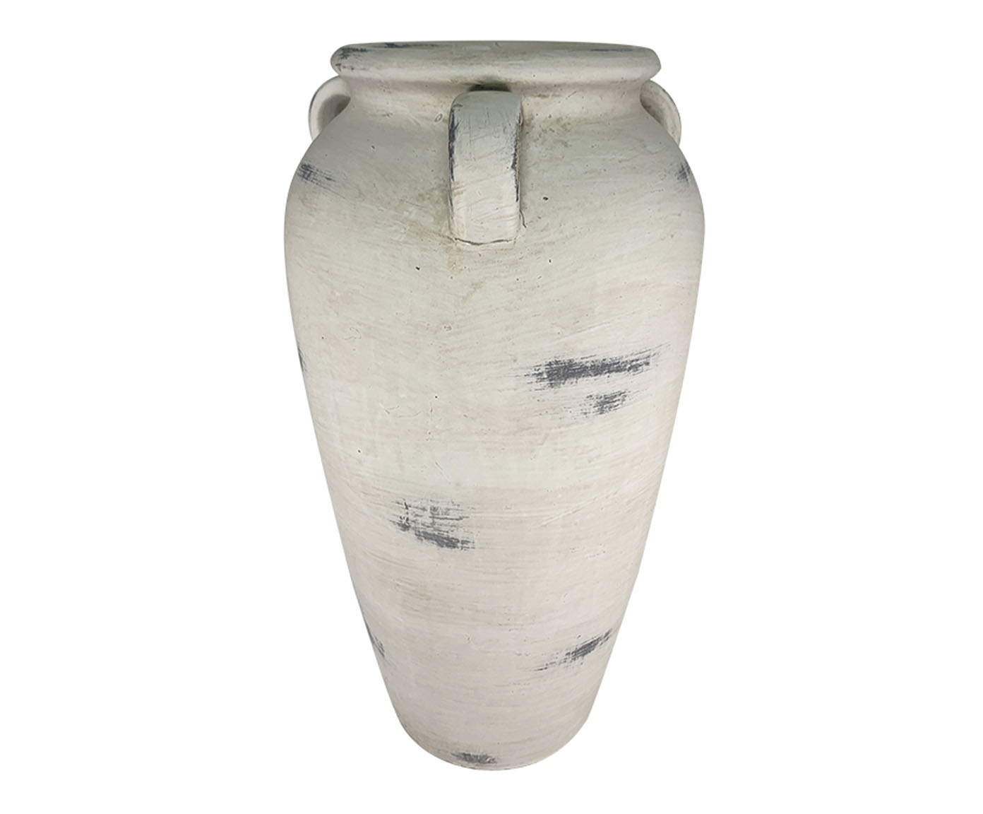 Vaso em Cer&acirc;mica R&uacute;stico VIII Branco - image 0