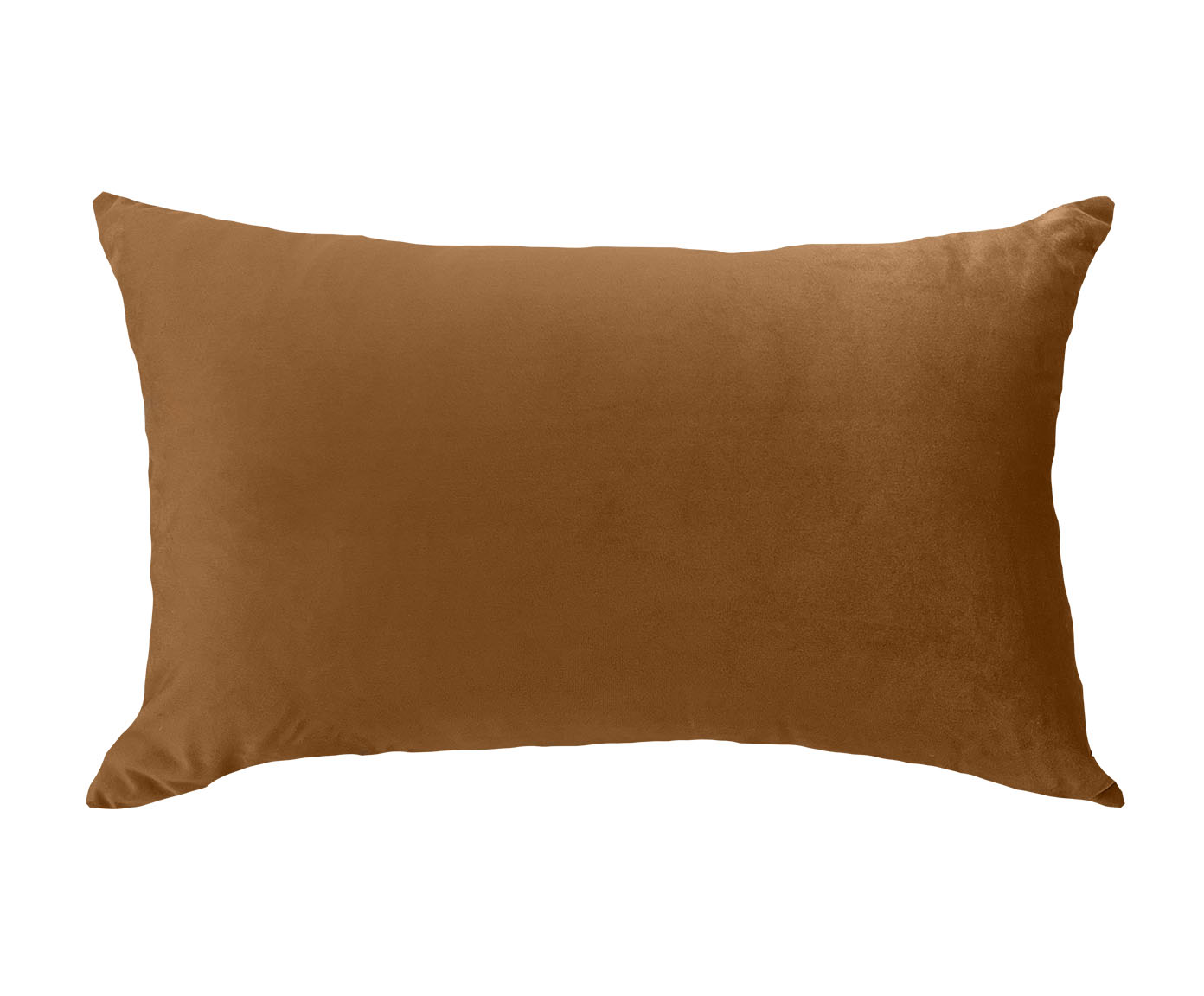 Almofada em Veludo Soft Liso Terracota - image 0