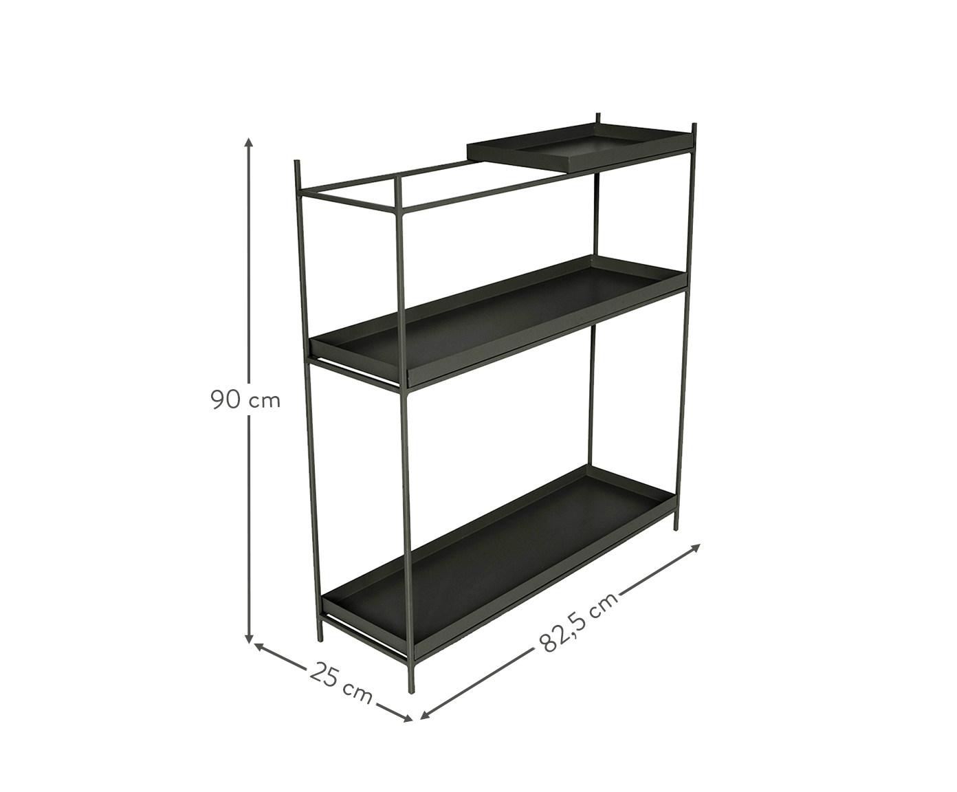 Aparador Wire - Preto image number 2