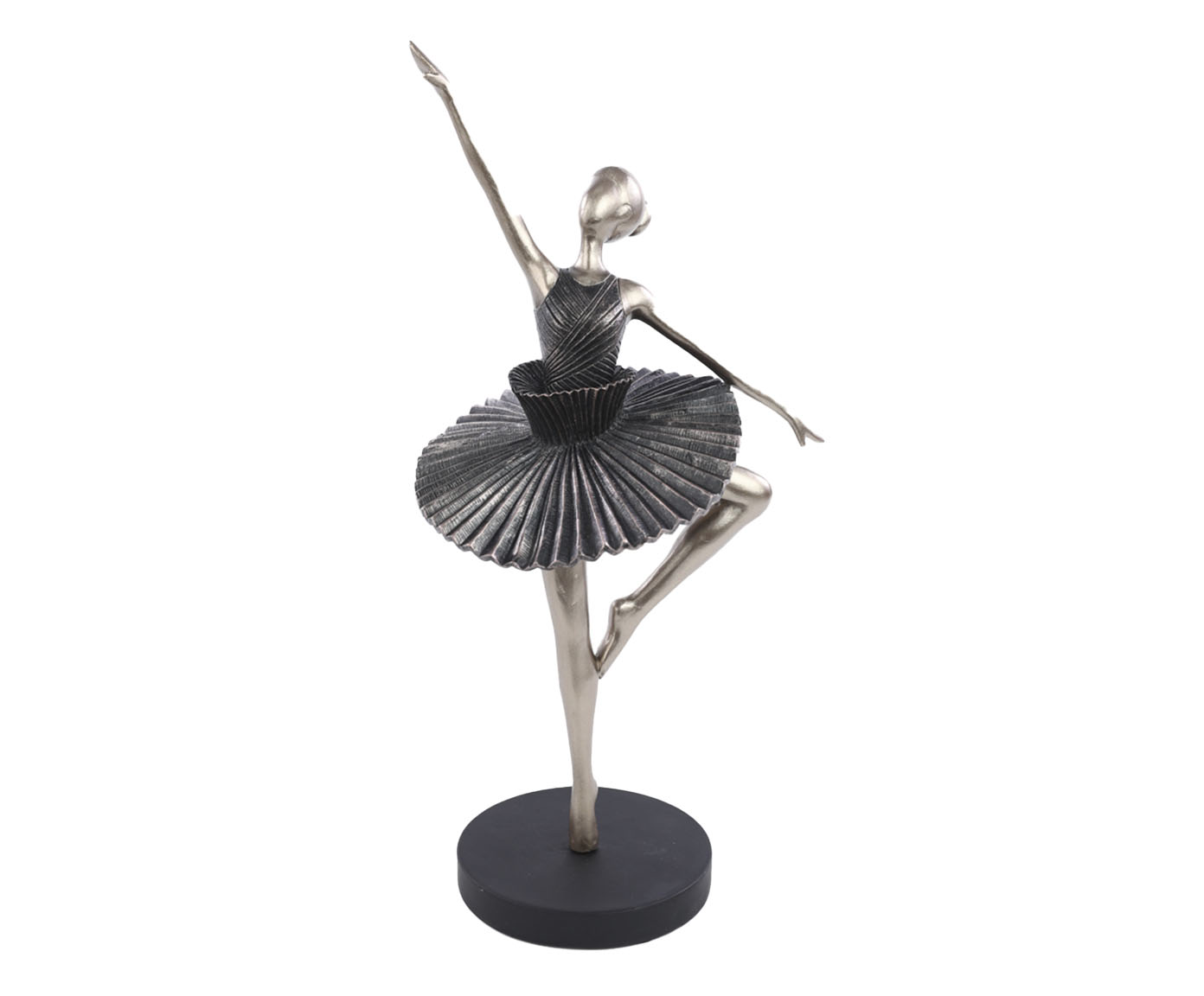 Adorno Bailarina Prata II - image 0