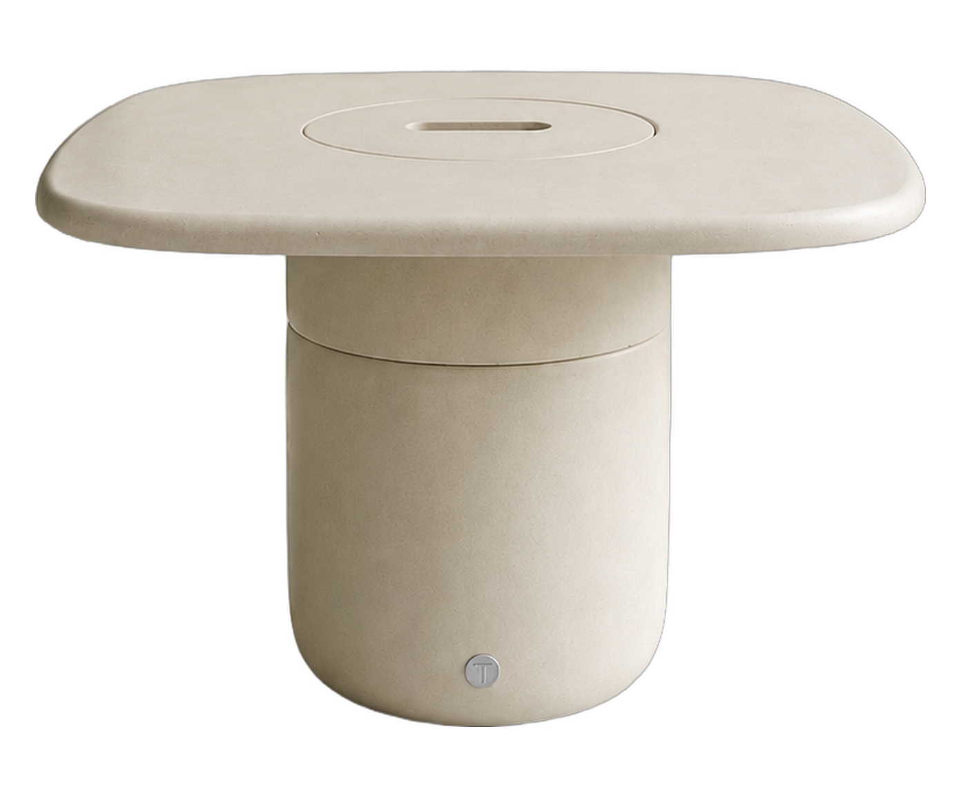 Mesa de Centro Alta com Lareira Rocha - image 0
