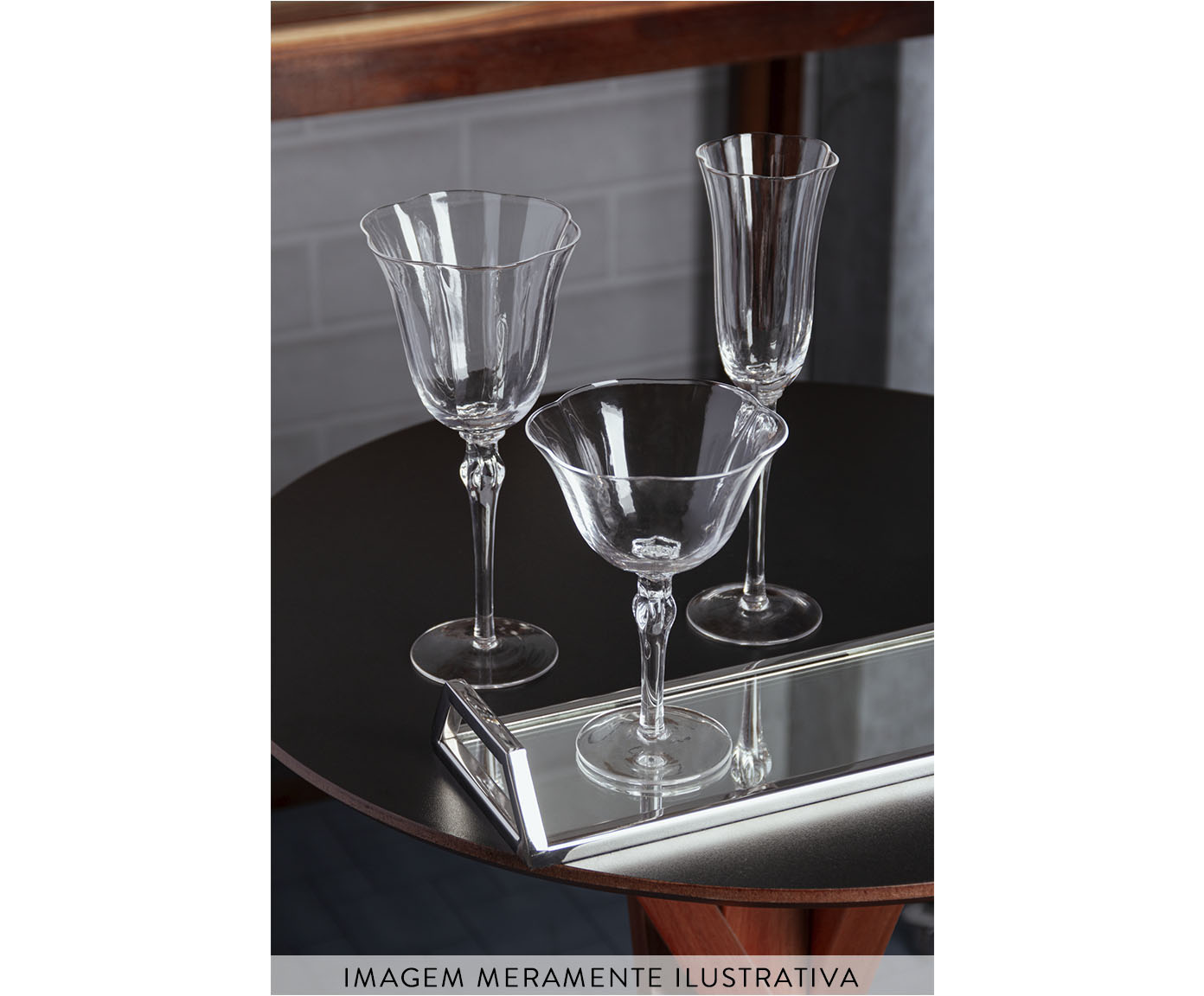 Jogo de Ta&ccedil;as para Vinho Lily image number 4