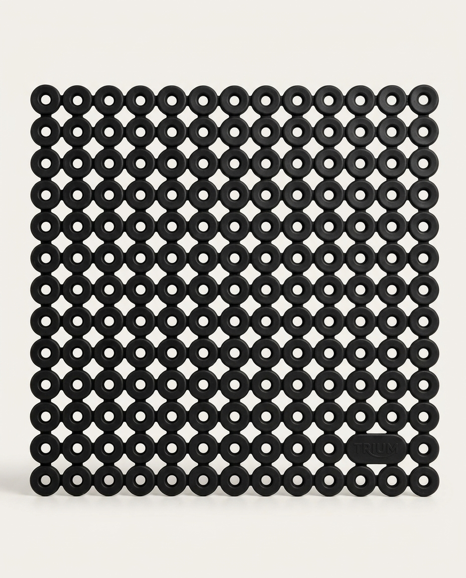 Tapete para Pia Trium Preto - 29,8X34,8cm - image 0