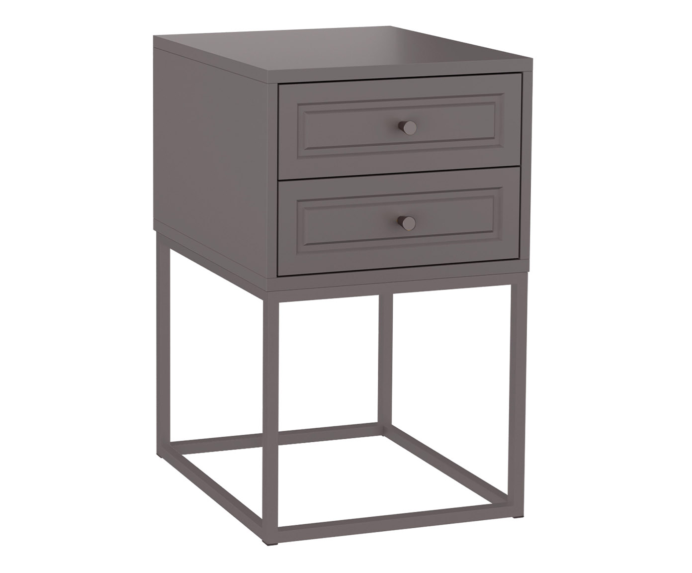 Mesa de Cabeceira Bonn Cinza - image 0