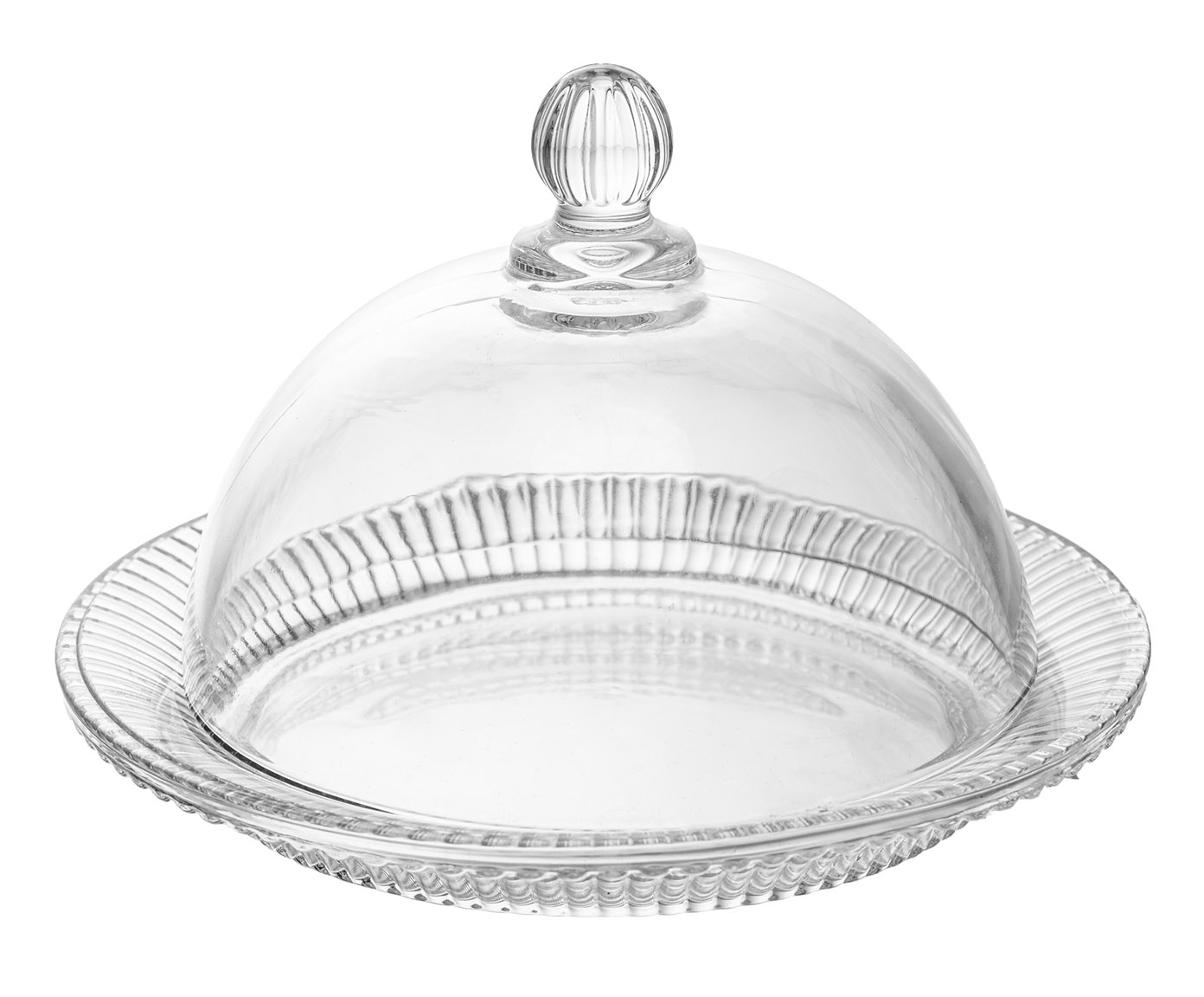 Prato para Doce em Cristal com Tampa Renaissance - image 0
