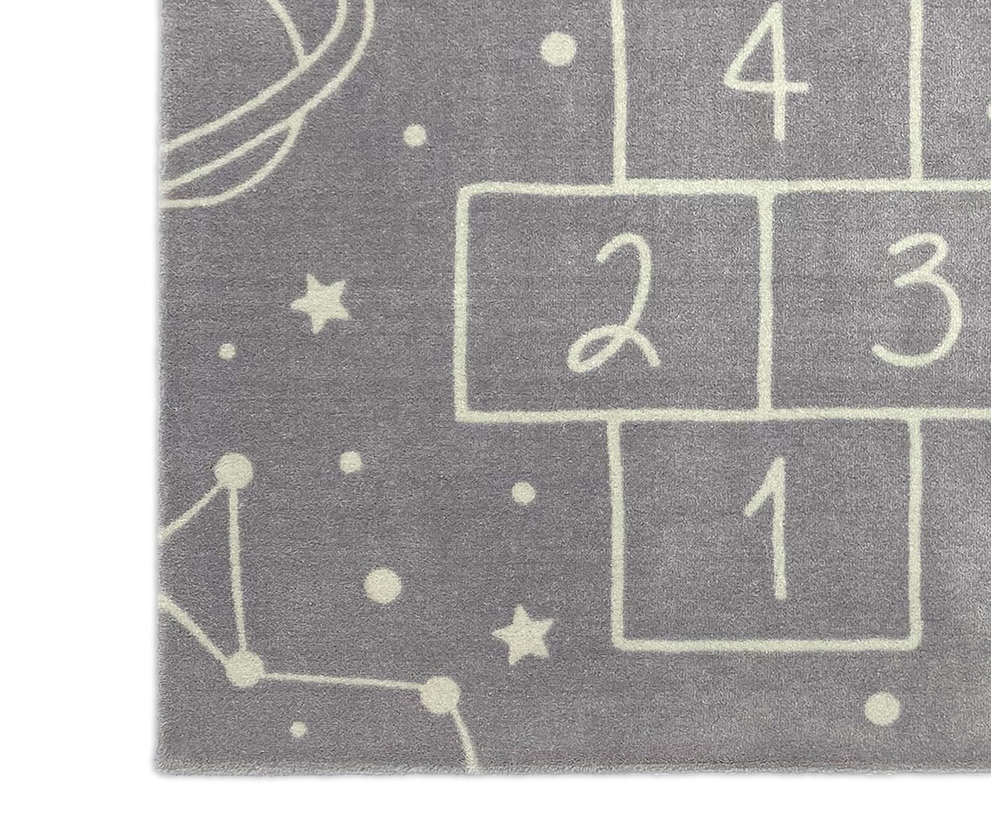 Tapete Infatil Amarelinha Espacial image number 2
