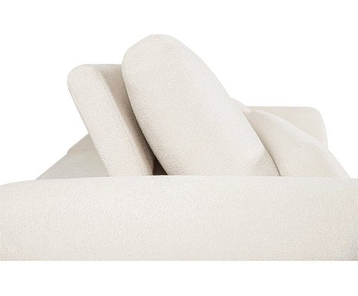 Sof&aacute; Retr&aacute;til Seno I em Boucle Aveludado Off White image number 5