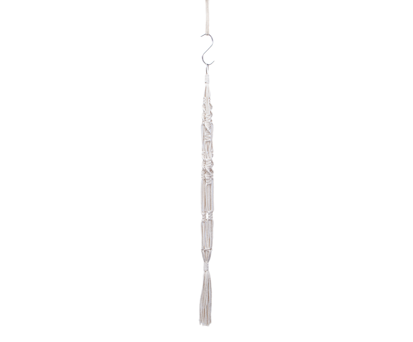 Hanger em Macram&ecirc; Twist Cru - image 1