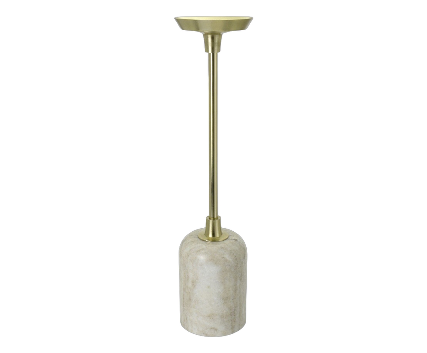Candelabro Luminor Cinza e dourado image number 0