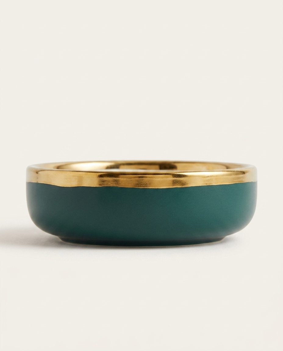 Mini Bowl Summer Gaia com Borda Dourada image number 3