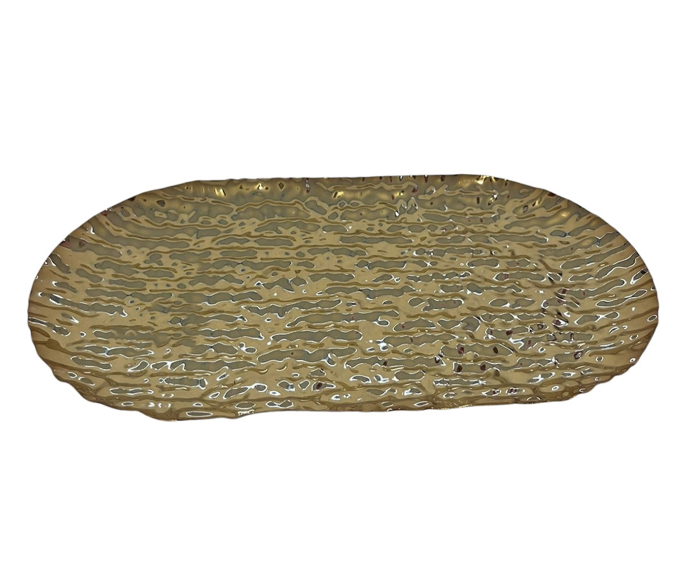 Bandeja Decorativa Brushed Gold Pequena image number 0