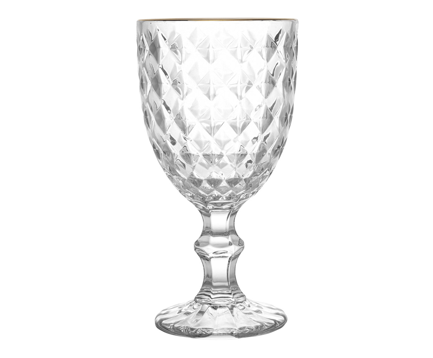 Ta&ccedil;a para &Aacute;gua com Fio Dourado Roman image number 0