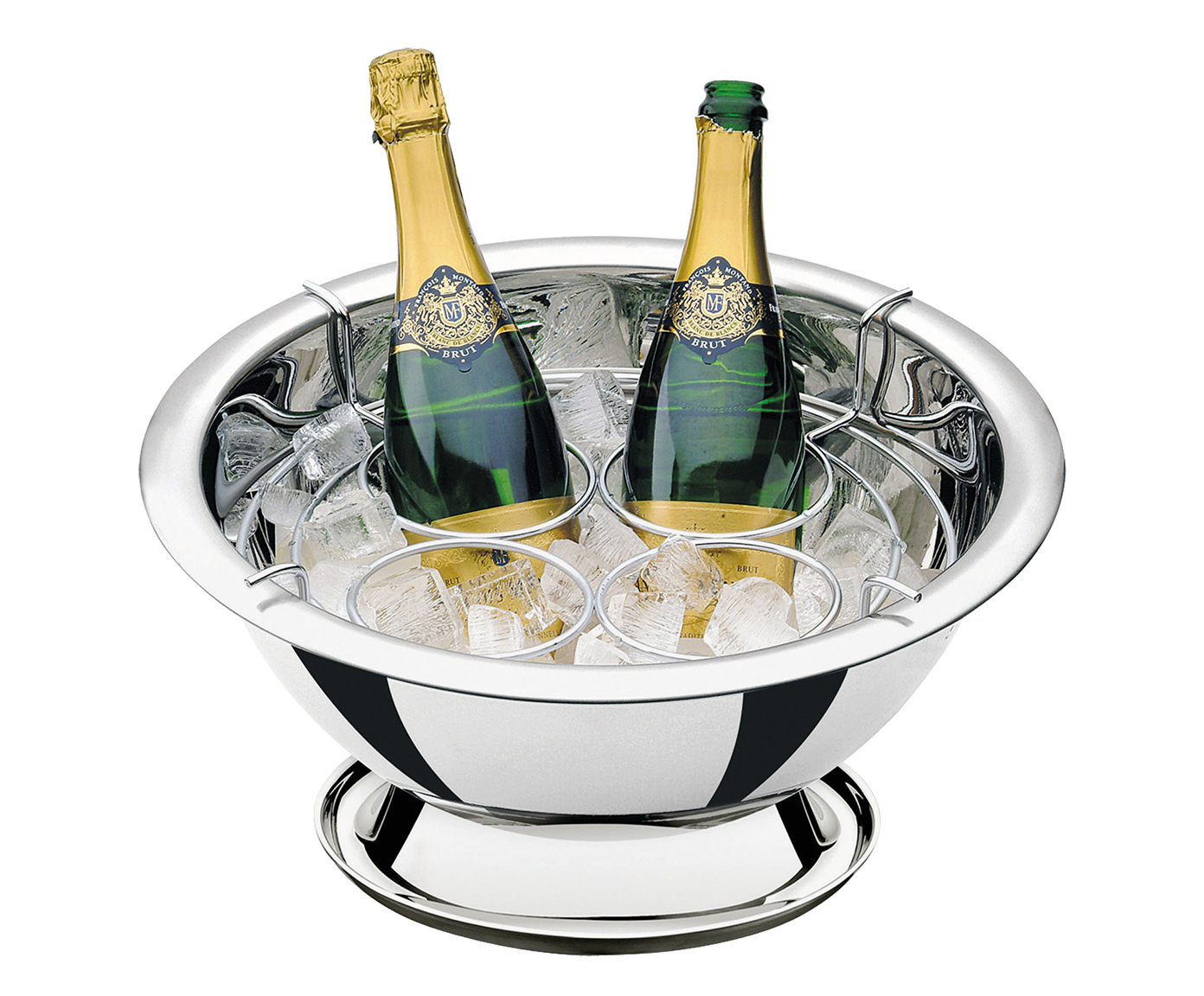Champanheira em Inox Hattie Prata image number 0
