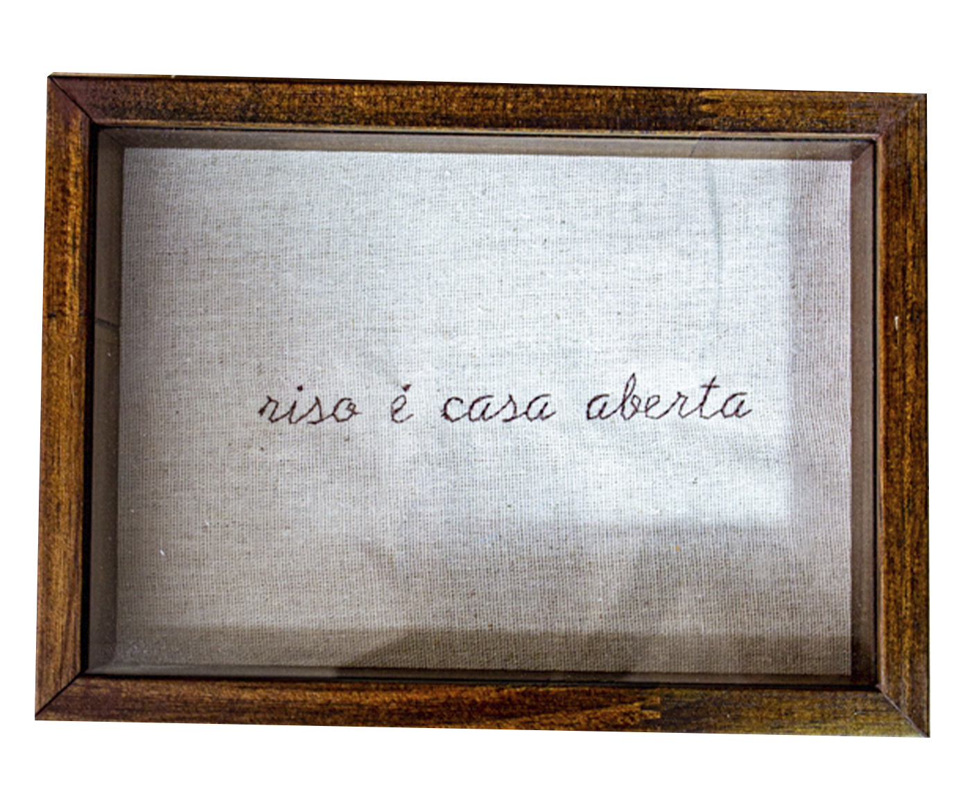 Quadro Decorativo "Riso &eacute; Casa Aberta" image number 0