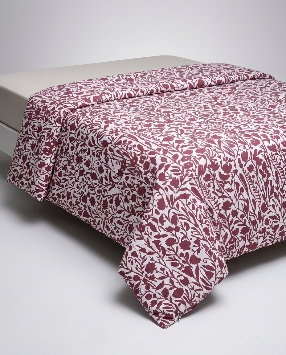 Duvet Floral Artsy Vermelho 200 Fios image number 7