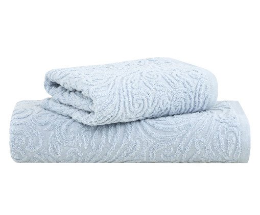 Jogo de Toalhas Liz Extra Soft Azul 2 pe&ccedil;as - image 0
