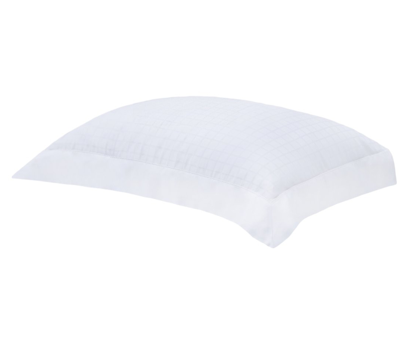 Fronha com Abas Acetinada Damask Square Branco 300 Fios - image 1