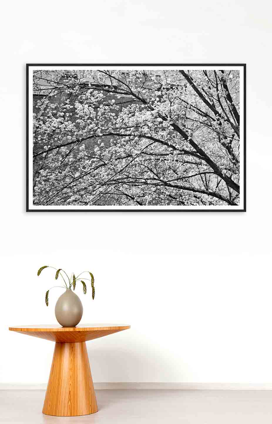 Quadro White Cherry Nova York - Preto e Branco image number 2
