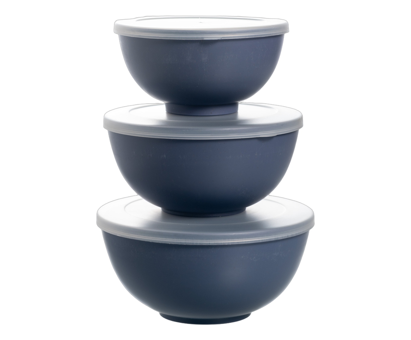 Jogo de bowls Defensa em fibra de trigo e azul - image 0