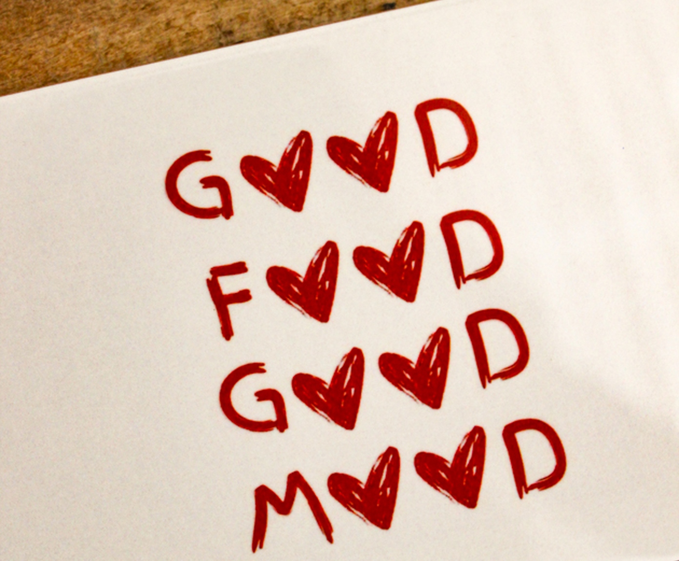 Azulejo Decorativo "Good Food Good Mood" image number 2