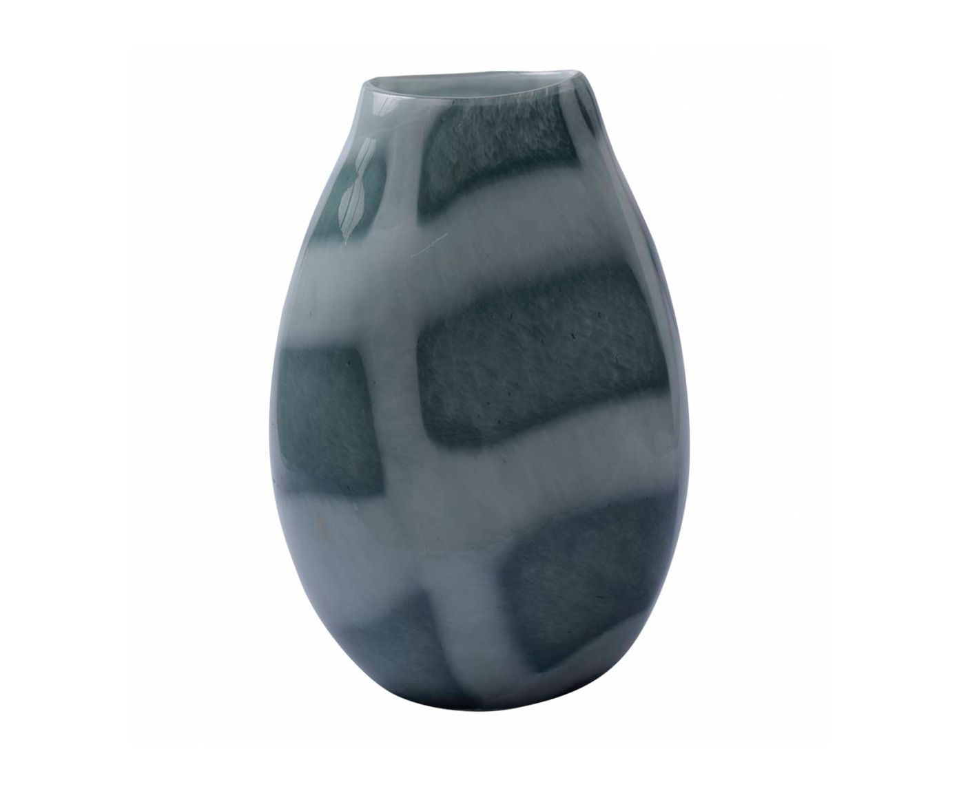 Vaso em Vidro Ruthie Beulah - Cinza - image 0