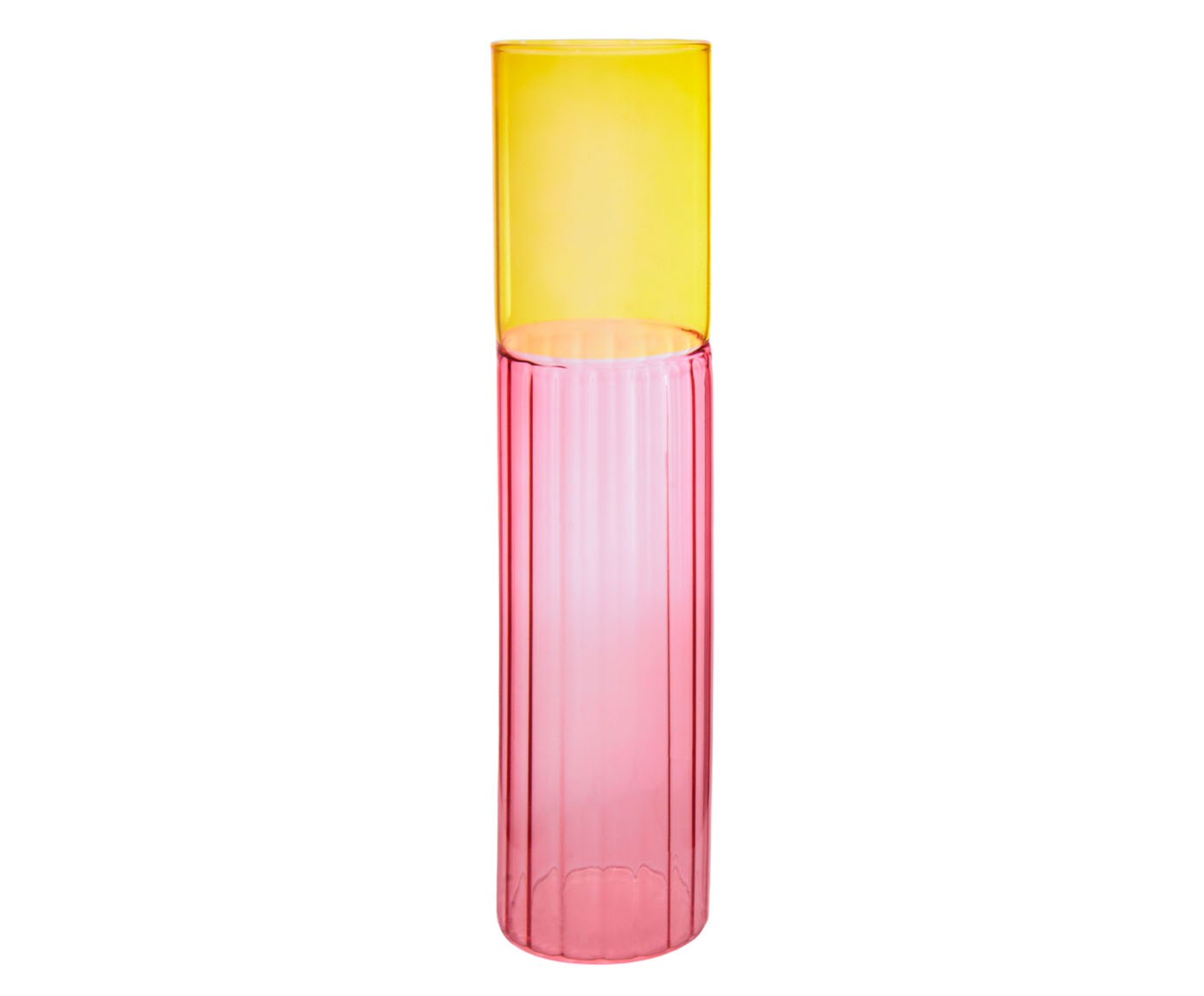 Vaso Dual Color Amarelo e Rosa I image number 0