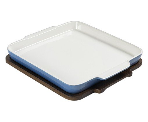 Jogo de Petisqueira com Bandeja Planalto Degrad&ecirc; Azul image number 0
