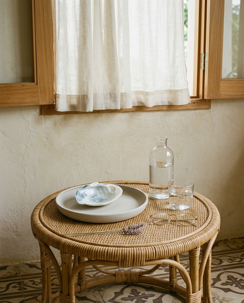 Bandeja Decorativa Diz Off-White Pequena - image 1