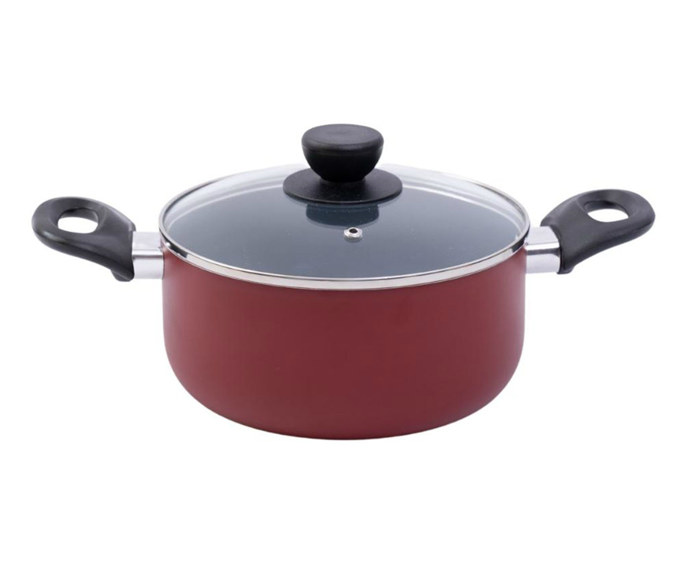 Ca&ccedil;arola com Antiaderente Oikos Vermelha - image 1