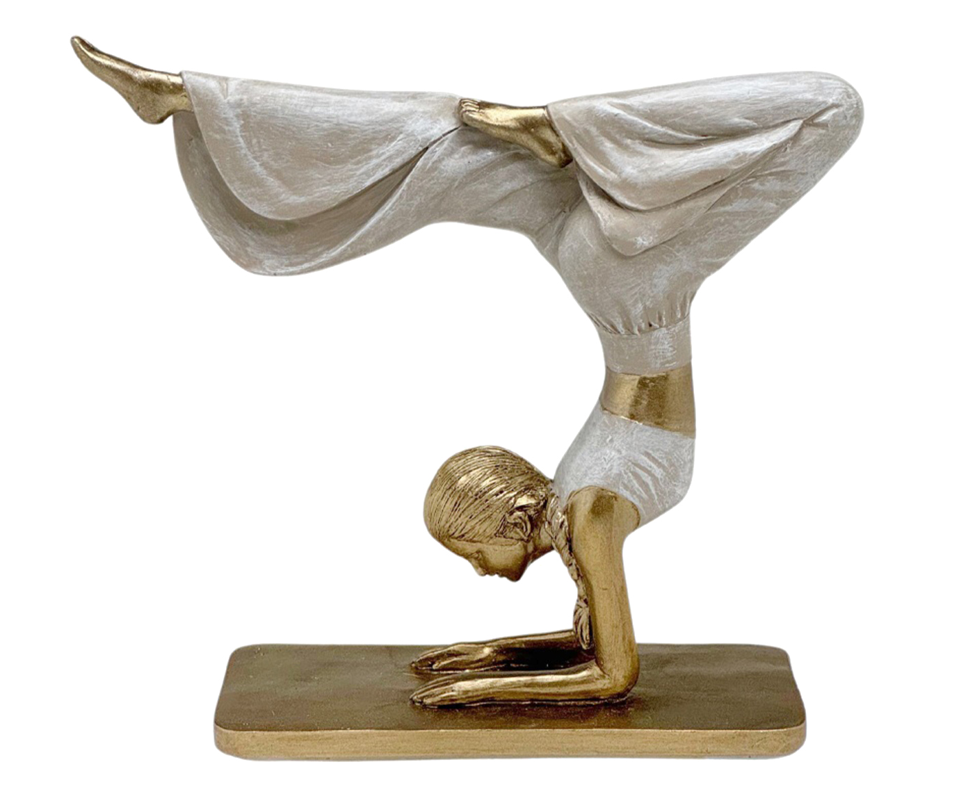 Escultura Decorativa Mulher Yoga Lumineux I image number 0