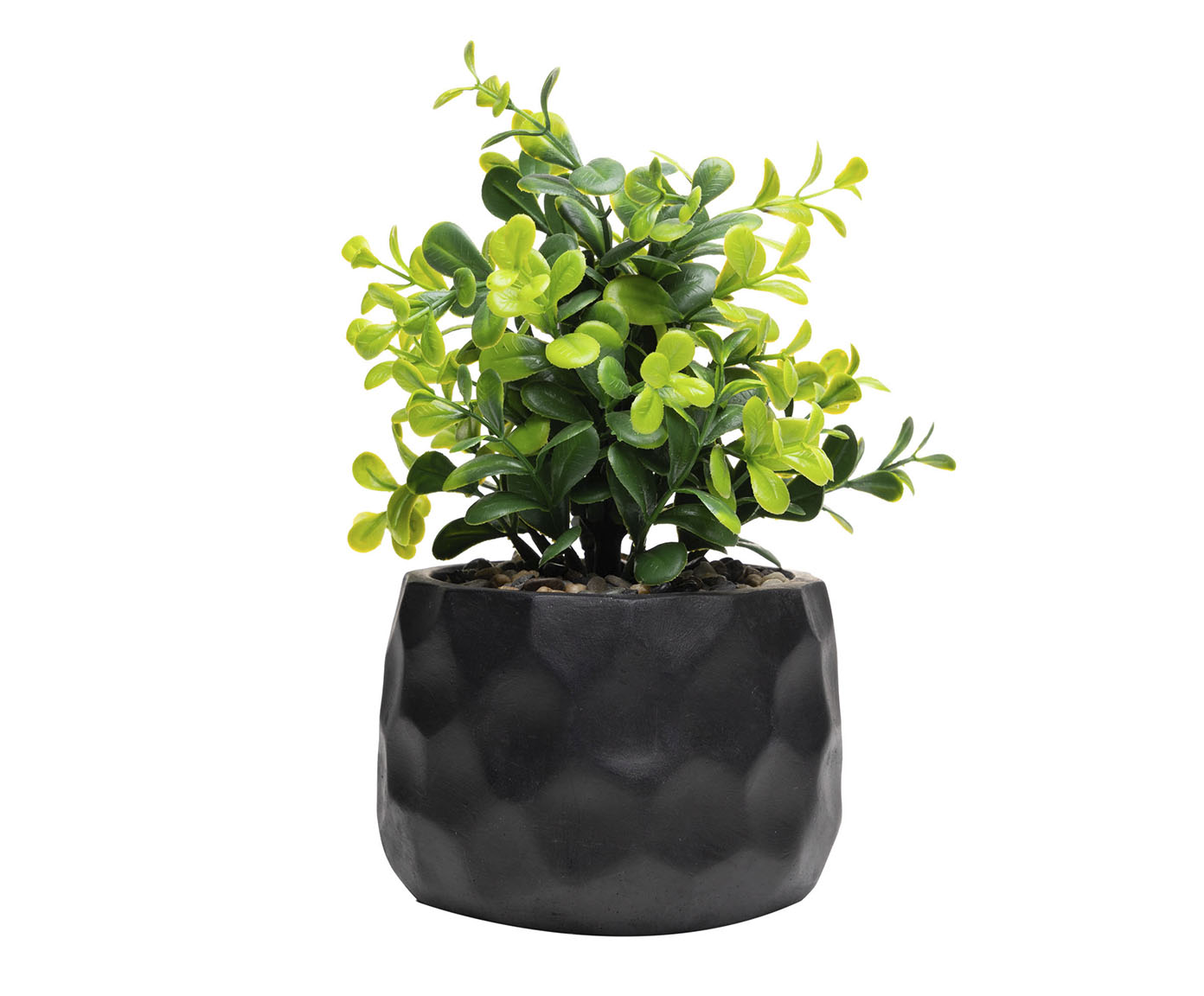 Cachepot com Planta Artificial Prisma Preto image number 0