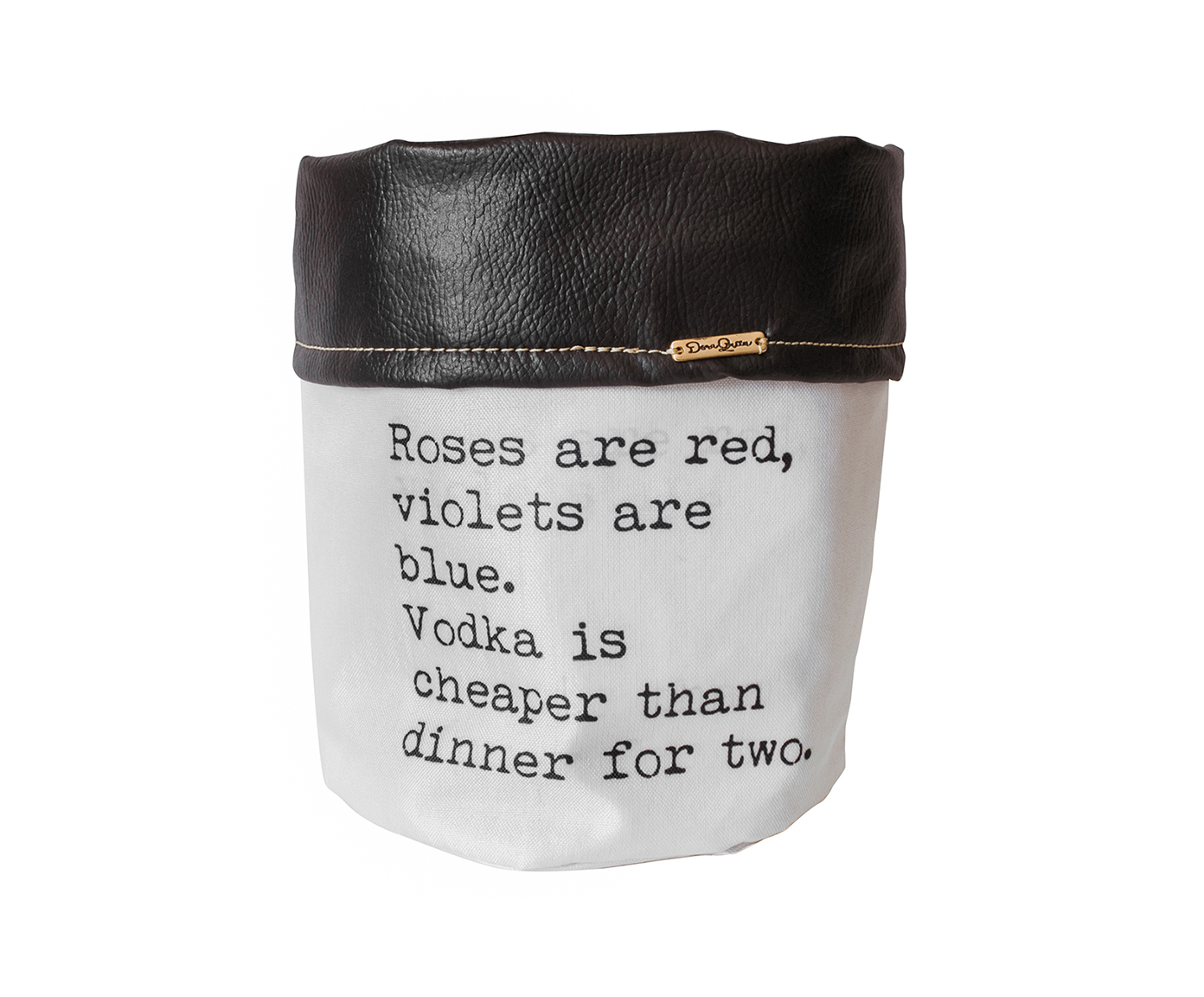 Cachepot Vodka Preto e Branco image number 0