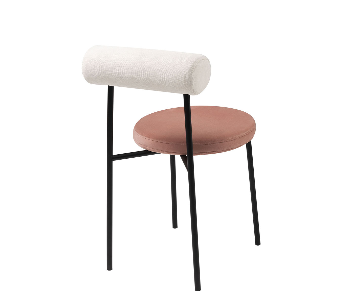 Cadeira Roll Bege e Rosa - image 1