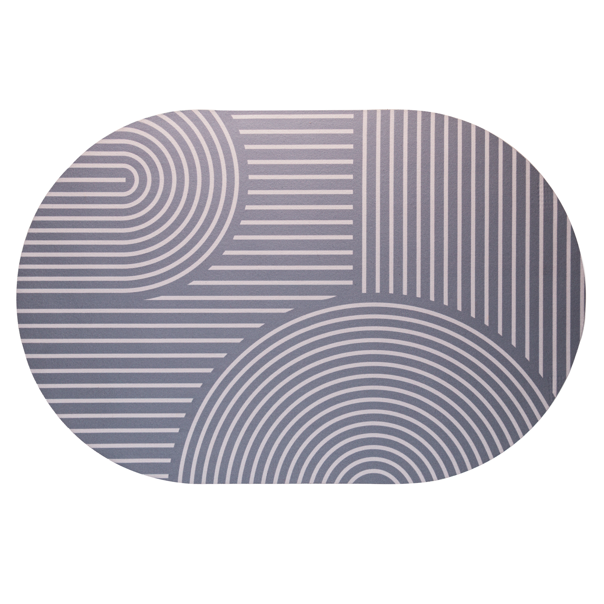 Tapete para Banheiro Contour Three Cinza - image 0