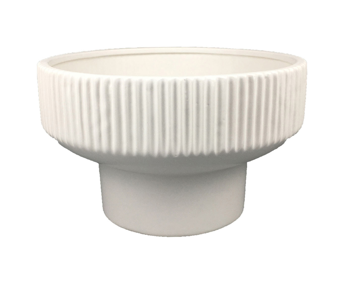Vaso em Cer&acirc;mica Almada - Branco image number 0