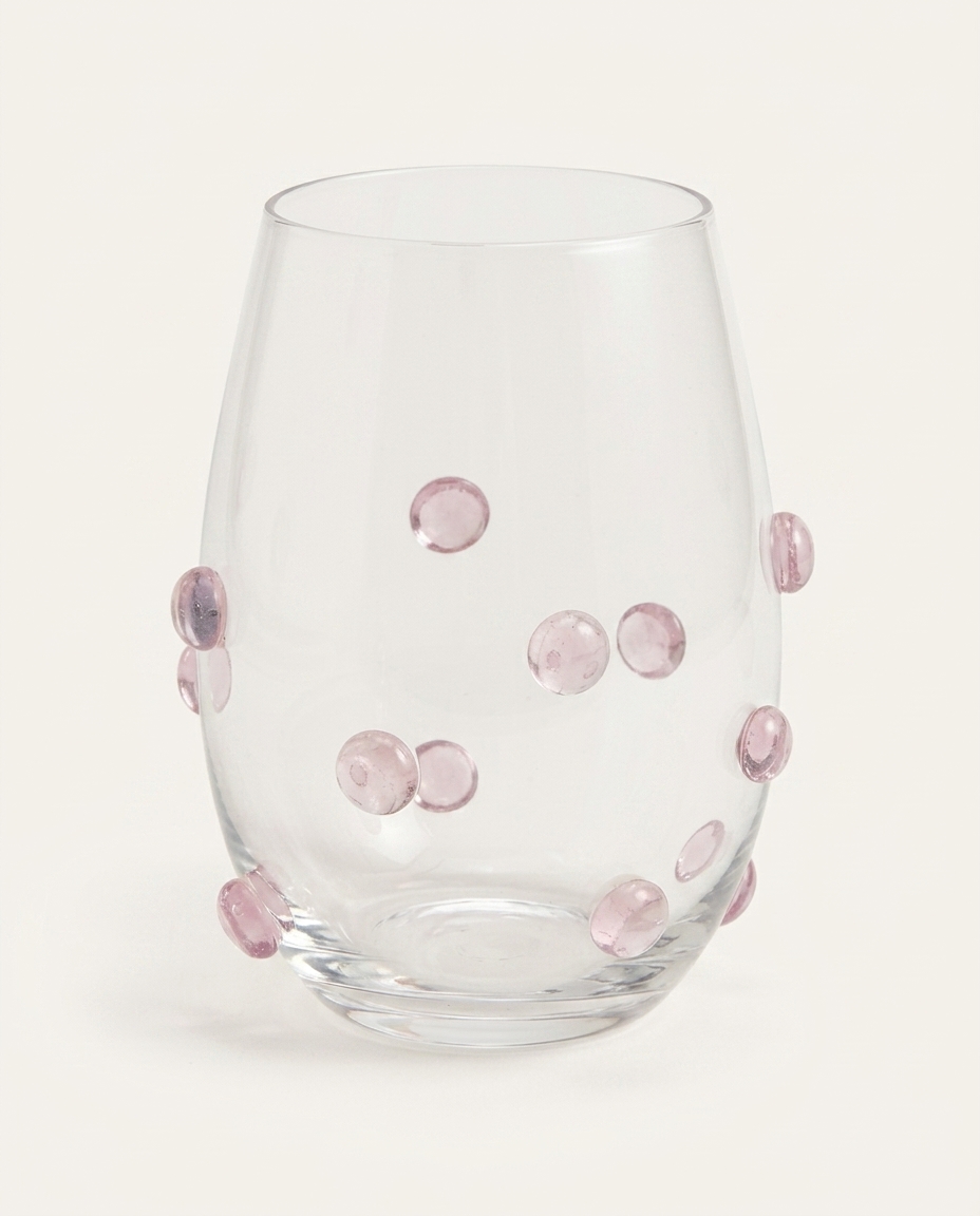 Copo Mergus Gemas Quartzo Rosa image number 2